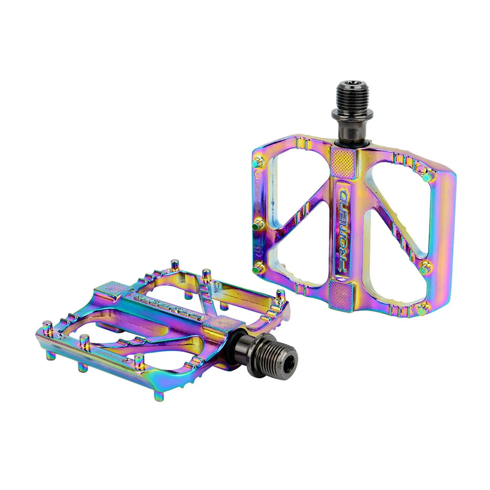 Rennrad-/MTB-Fahrradpedale Pedale aus Aluminiumlegierung Mountainbike-Pedal mit rutschfesten Nägeln