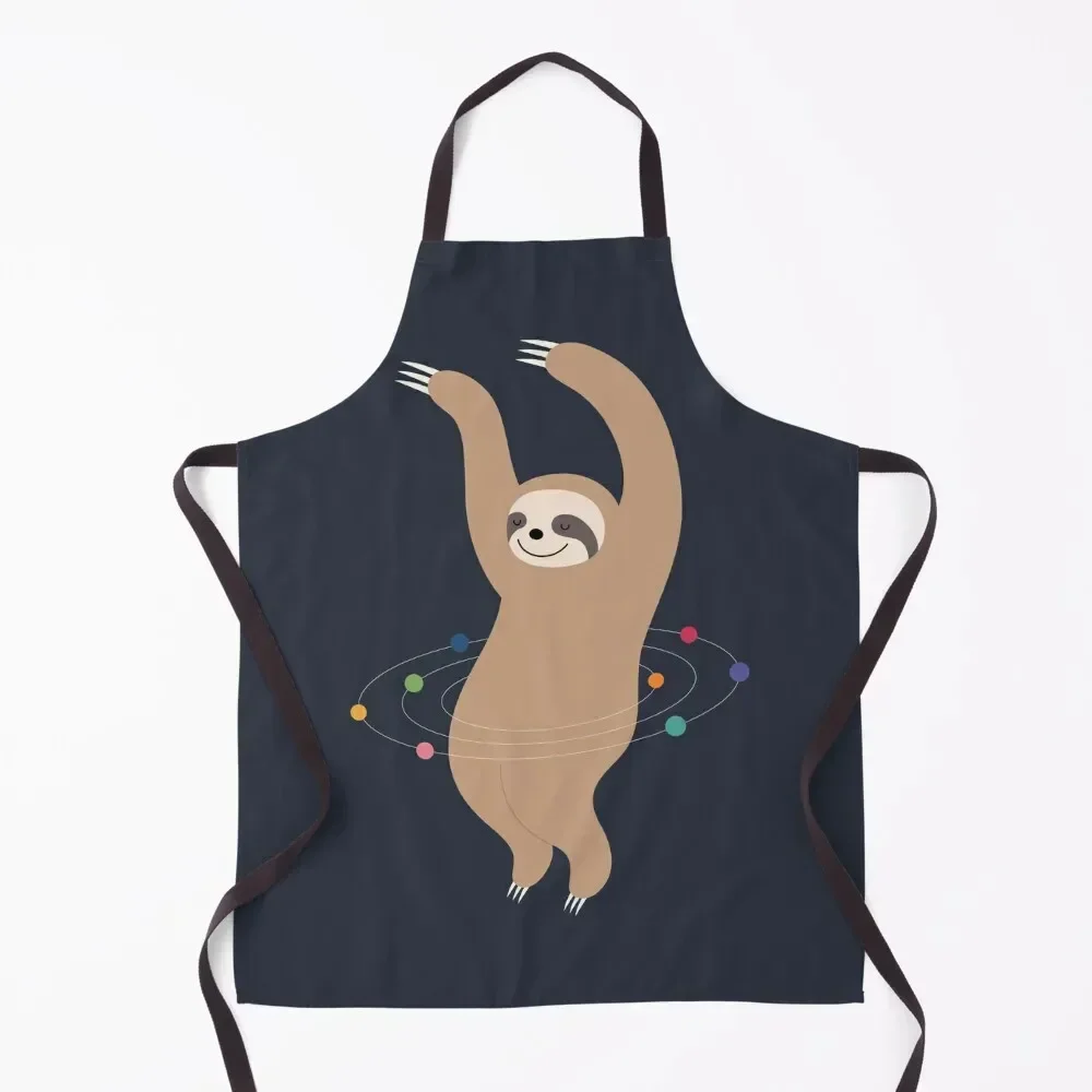 

Sloth Galaxy Apron Waterproof For Cosmetologist Apron