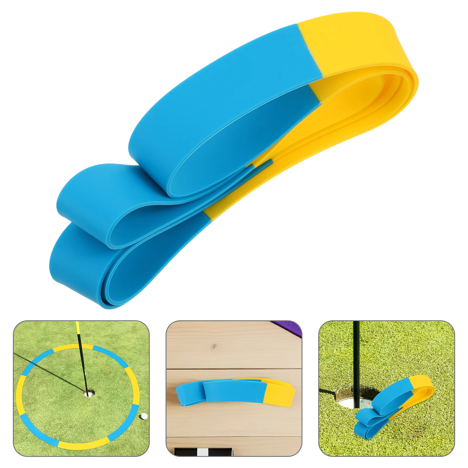 

Silicone Golf Target Ring Portable Putting Trainer for Indoor Outdoor Practice Improve Accuracy Chipping Pitching Golf Training