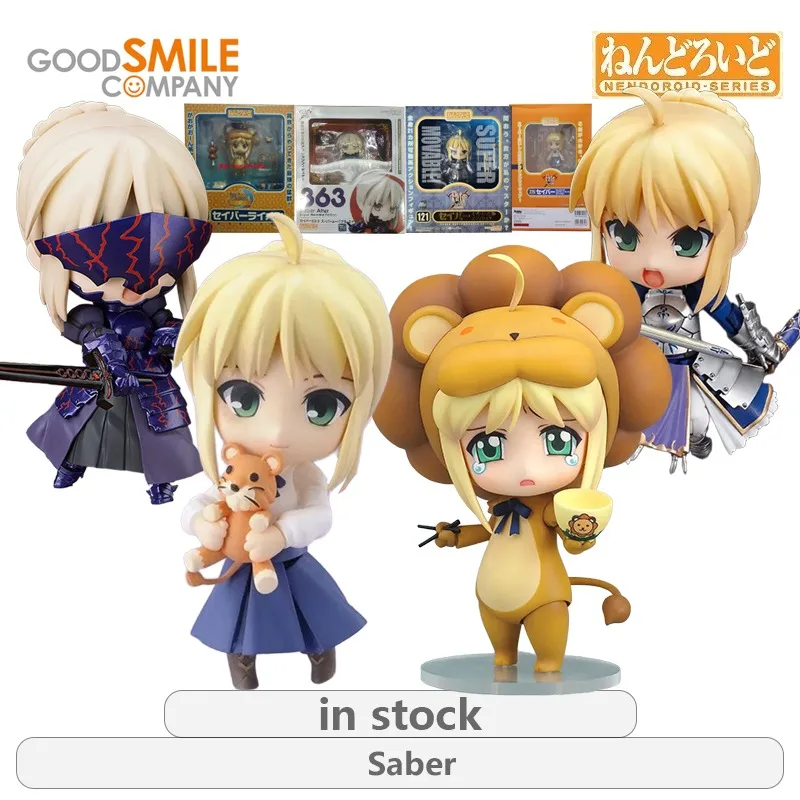 

GSC Original Nendoroid Fate/stay Night Series Saber Casual Wear Ver\Saber Ultra Mobile Edition Anime Action Figure Model Toys