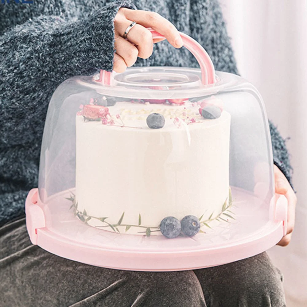 صندوق كب كيك محمول مع مقبض إدراجات، صناديق كعك لهدايا عيد الحب، ملحقات أدوات خبز المطبخ للحفلات