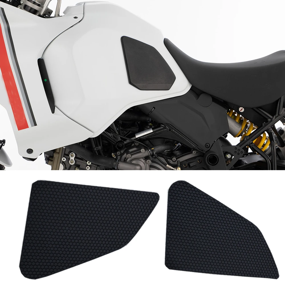 for DUCATI DESERT X 950 Rally 2022 2023 2024 DESERTX Tank Side Traction Pads Adhesive Sticker Protector Motorcycle Accessories