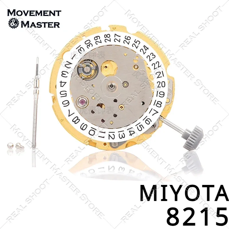 New Japan Miyota 8200 Movement 8215 Automatic Mechanical Movement Gold Watch Accessories