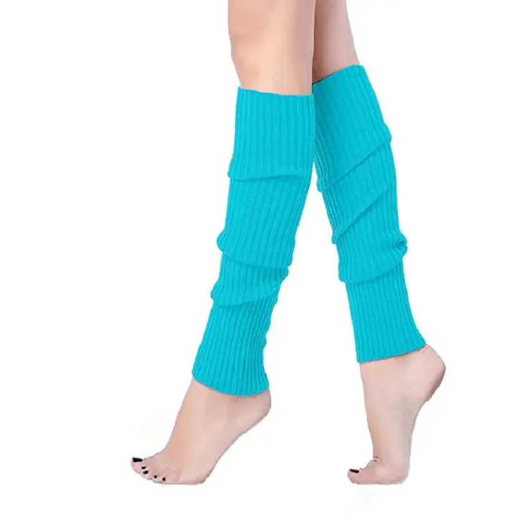 Conjunto de aquecedores de pernas neon dos anos 80 para mulheres, aquecedores de pernas rosa de malha, pacote de pulseiras para crianças, fantasias de festa pokemon go