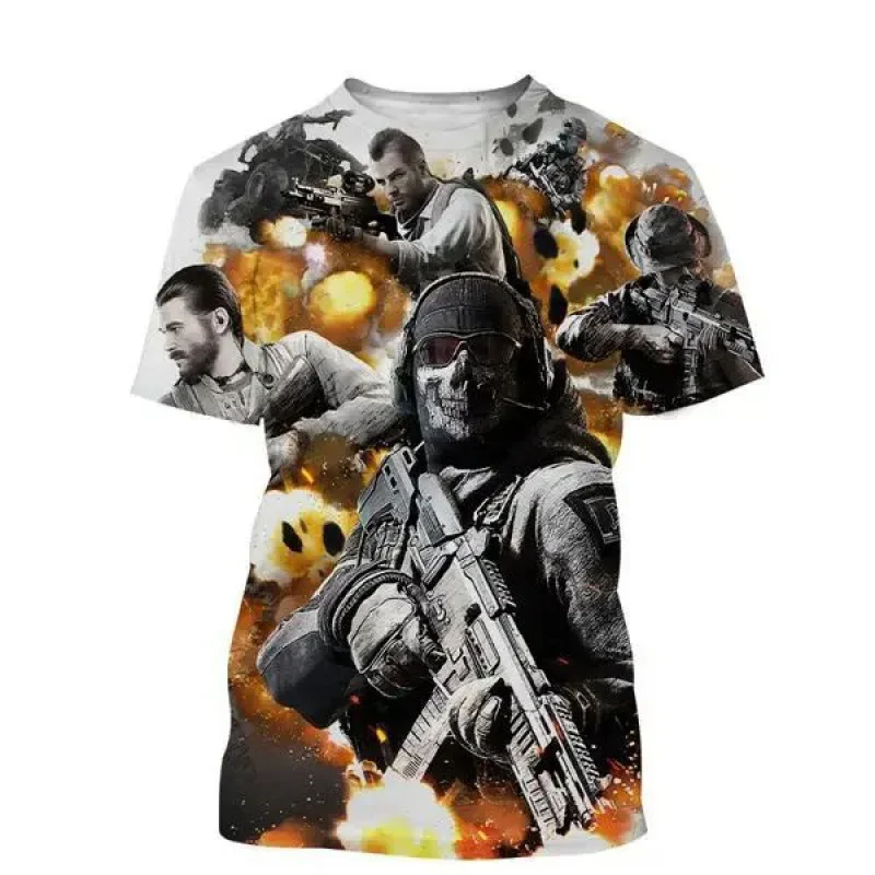 Hot Game PUBG  3D Print T-shirt  warfare sweatshirts for boys and girls pullovers Street Style Oversized Clothing