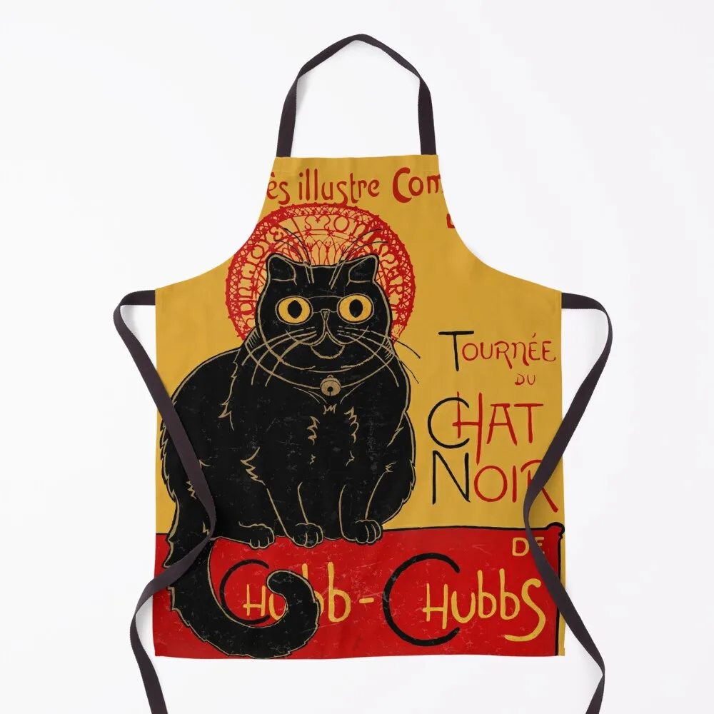 

Chat Noir Chubby Chubb - Chubbs Apron cooks clothes Kitchen Items For Home Apron