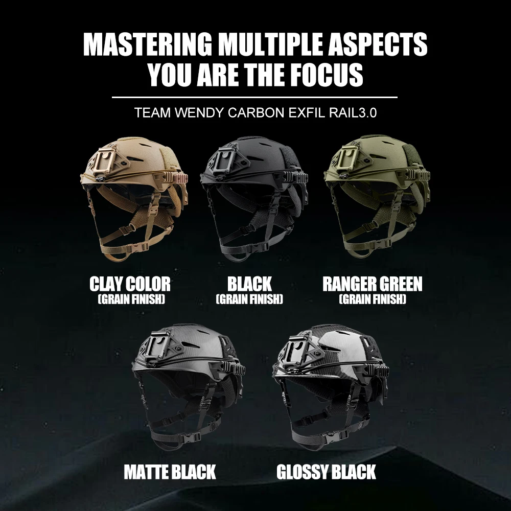 خوذة Wendy3.0 خفيفة الوزن من ألياف الكربون - بطانة ممتازة | التسلق/التدريب/الإنقاذ/الرياضات المتطرفة الحماية المدنية #2