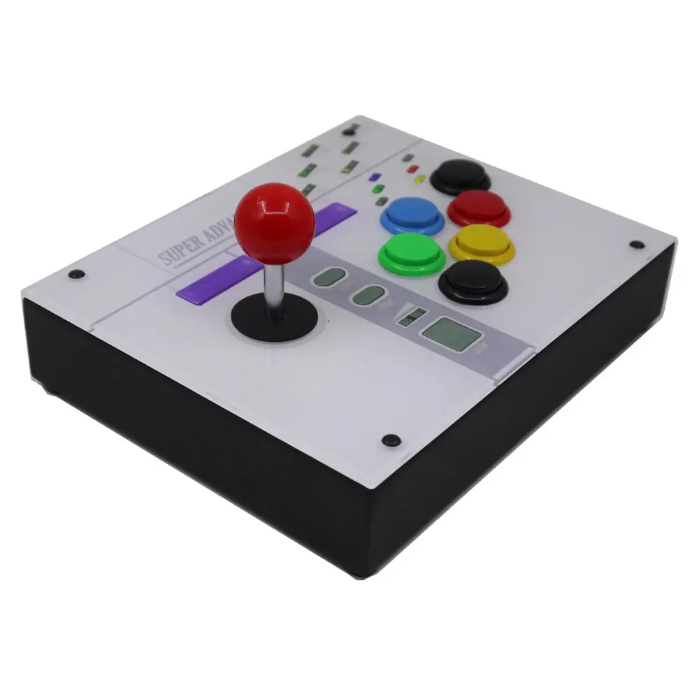 RAC-J600S-SNES 8 Buttons 7Pin Arcade Joystick Controller Artwork Panel For Original SNES