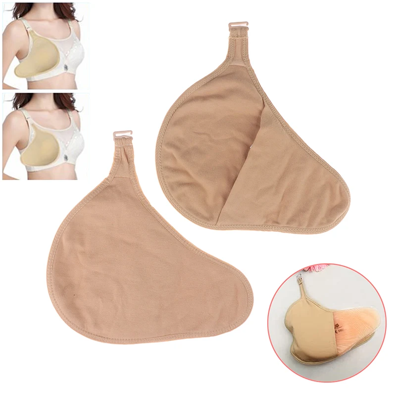 Silicone Breast Protective Pocket For Mastectomy Spiral Hook Portable Prosthesis Breast Protection Bag S/M/ L/XL Size