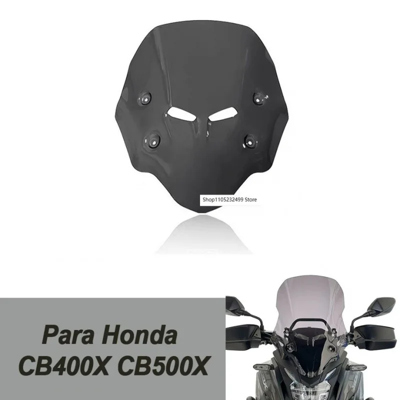 

Экран для Honda CB400X CB500X, спортивное лобовое стекло для мотоцикла, ветровые дефлекторы, черный козырек CB 400X CB 500X