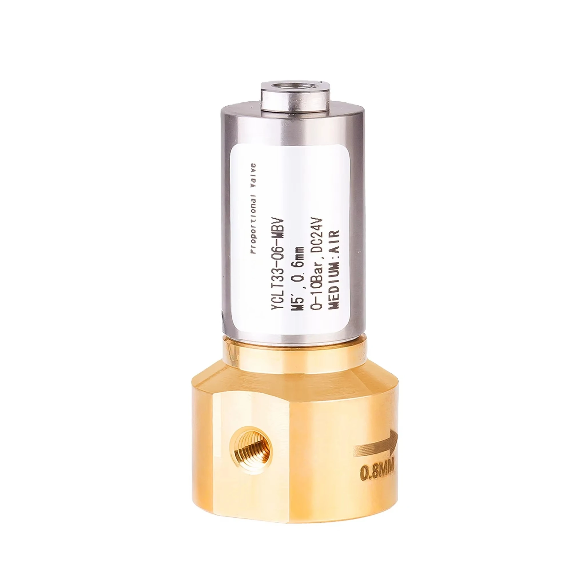 Low Flow Solenoid Proportional Valve for Mass Flow Controller Anesthesia Machine Analytical Instrument