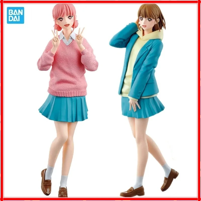 

Bandai Original Banpresto Blue Box Ao No Hako Kano Chinatsu Chouno Hina Seifuku PVC Action Figure Model Collectible Toy Gifts
