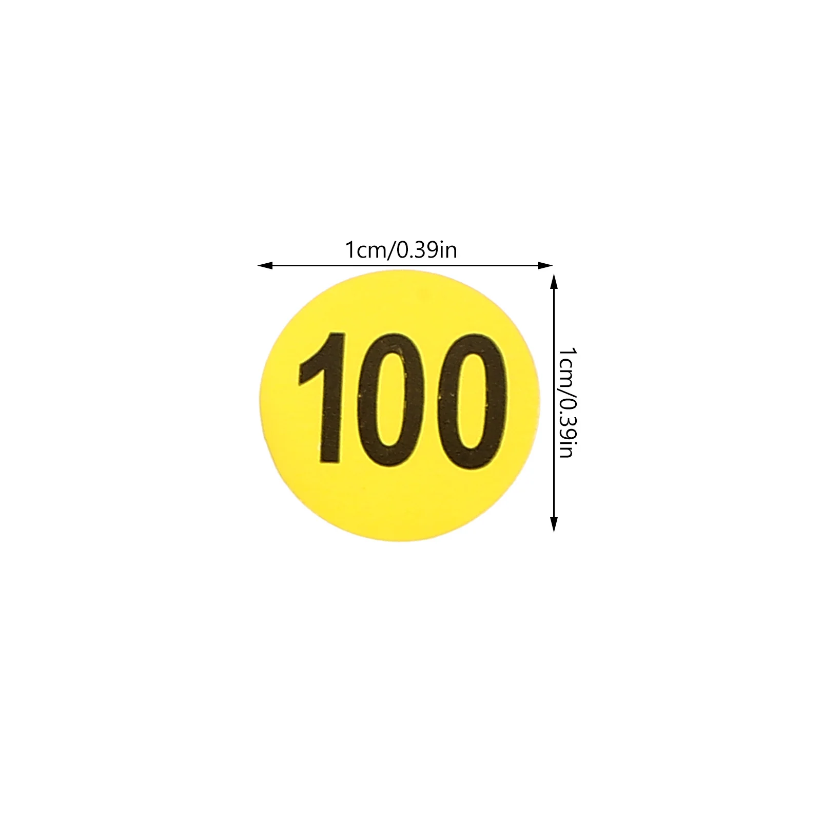 ملصقات أرقام مقاومة للماء، ملصقات تصنيف ذاتية اللصق لتخزين الجرار ومفاتيح الزجاجات وتنظيم رقمي دائري #6