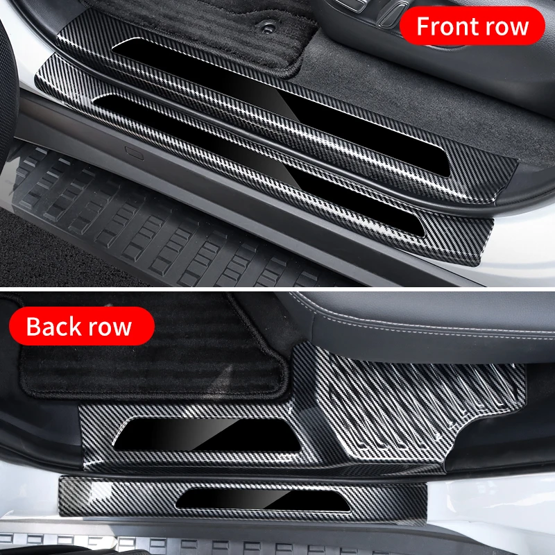 

For Toyota Land Cruiser 250 2024 2025 Prado LC250 1958 First Edition Door sill protection strip,ABS plastic Interior Accessories