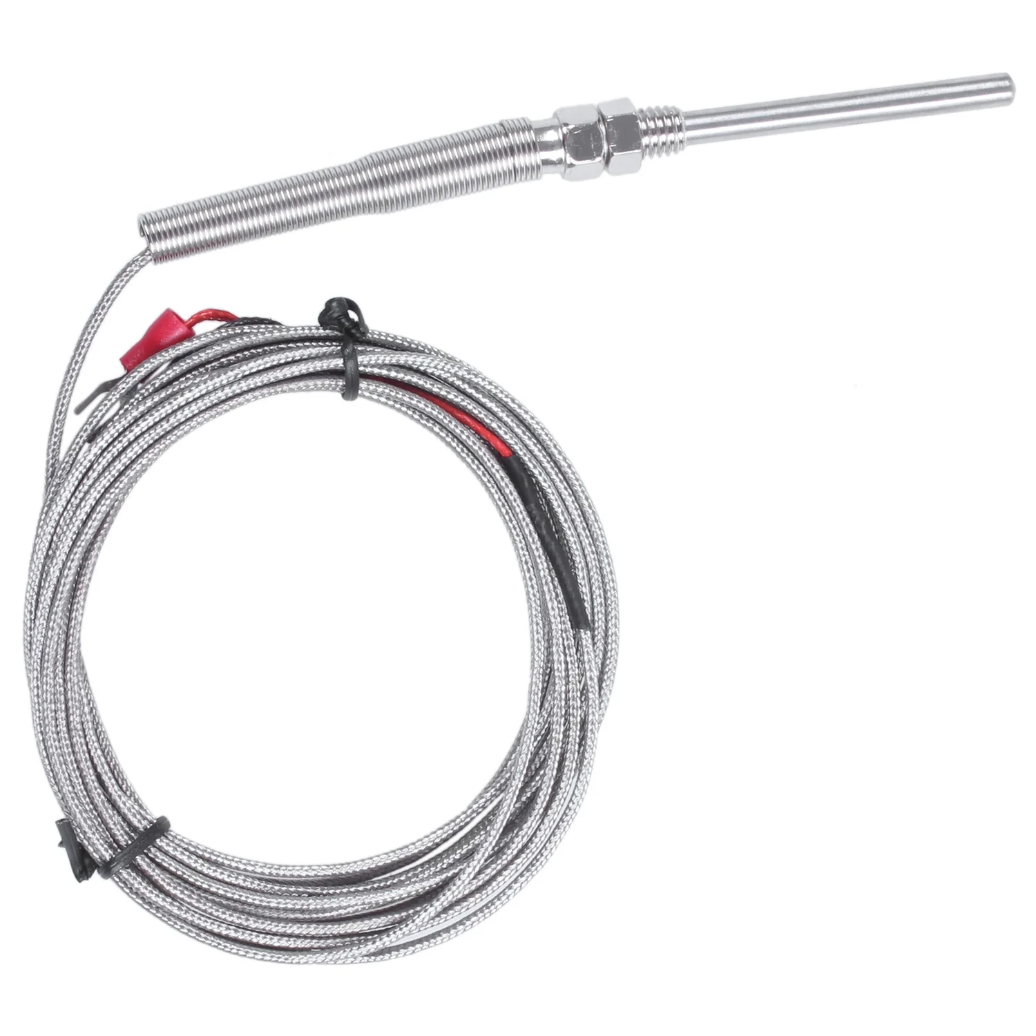 K Type 50x5mm 800C Probe Thermocouple Temperature Sensor Cable 9.8ft 3 Meters