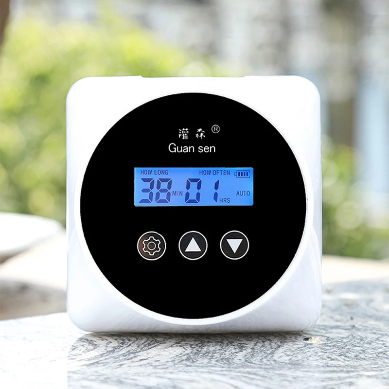 New Automatic Drip Irrigation System Greenhouse Watering Timer Garden Water Pump Controller Potted Plant Watering Device Set