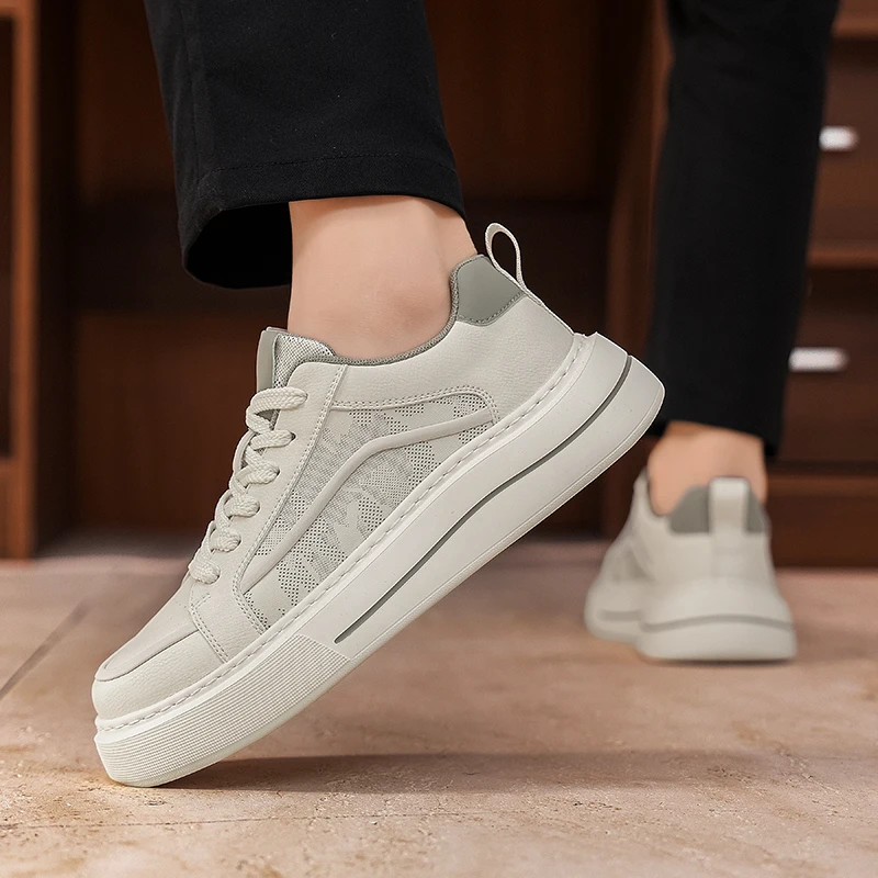 New model Best selling Mens casual shoes Shock absorbing Casual Comfortable Anti slip Thick sole Breathable Durable Stable grip