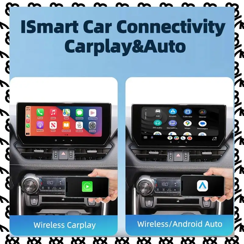 

A07I Автоматическая прямая подключаемая проводная к беспроводному Carplay Android Auto Box Автомобильная мини-бокс «два в одном» Carplay Box Plug And Play