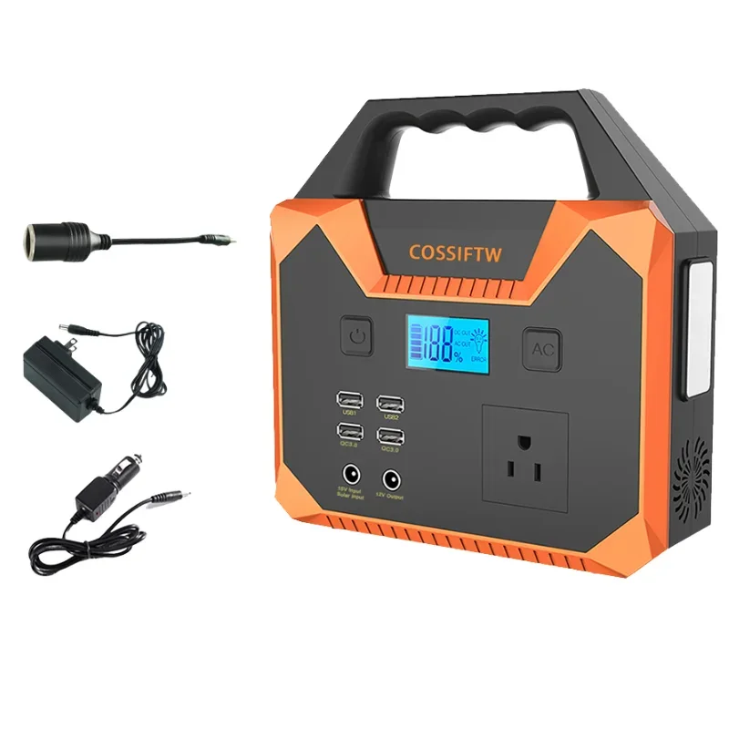 

200w portable power station Home Backup Emergency Power Supply Solar Generator Fast Charge for Outdoor camping,hiking 110v/220v