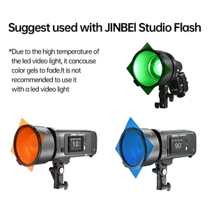 Jinbei-Mh Farbgele Magnetic Reflector Studio Blitz, LED-Licht CTO-Schattenlampe, Fotografieausrüstung mit Bowens Mount 8 Hauptverkauf Tianbao Fyayao Lu - №6