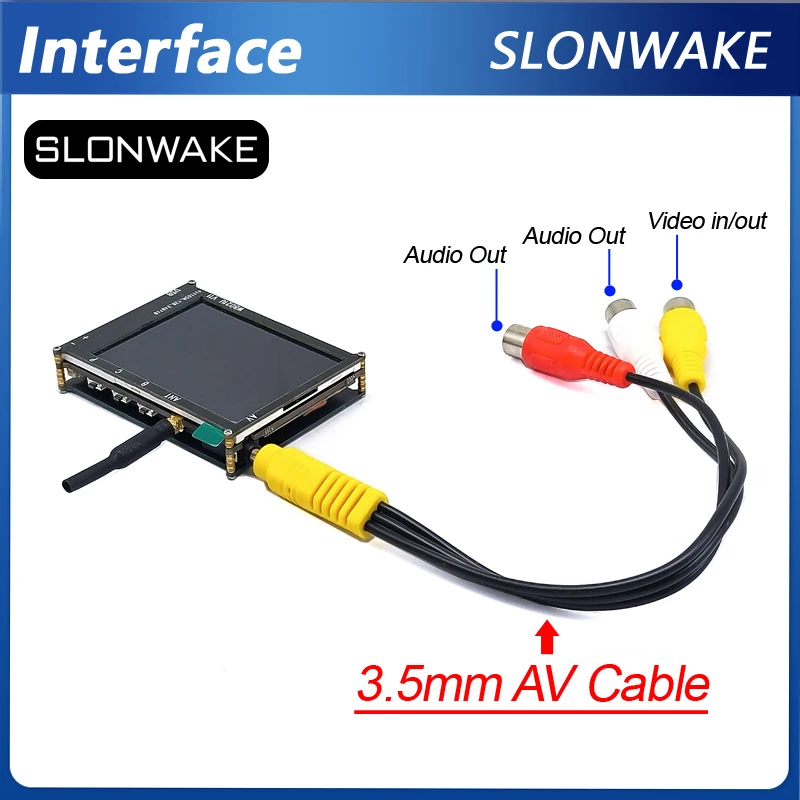 RCマルチコプター用マイクロfpvモニター,ドローン部品,内蔵バッテリー,自動検索,5.8g,56ch,2.4インチLCD, 480x320