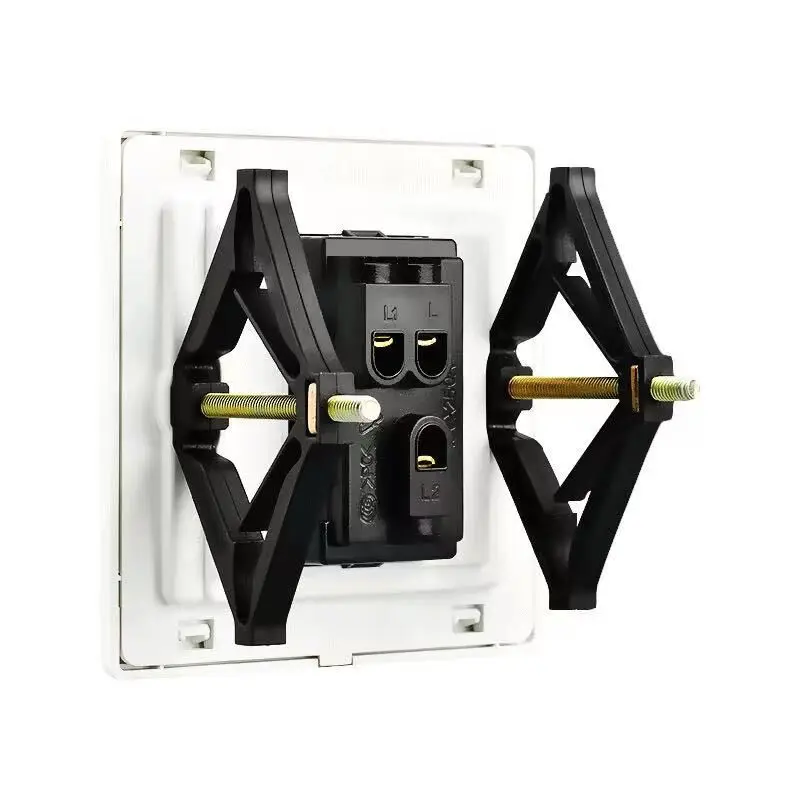 10 Chiếc 86Mm Cassette Hộp Sửa Chữa Vít Công Tắc Cũ Ổ Cắm Hộp Thay Thế Cố Định Treo Tường Hộp Sửa Chữa Hỗ Trợ Cần Thợ Điện phụ Kiện