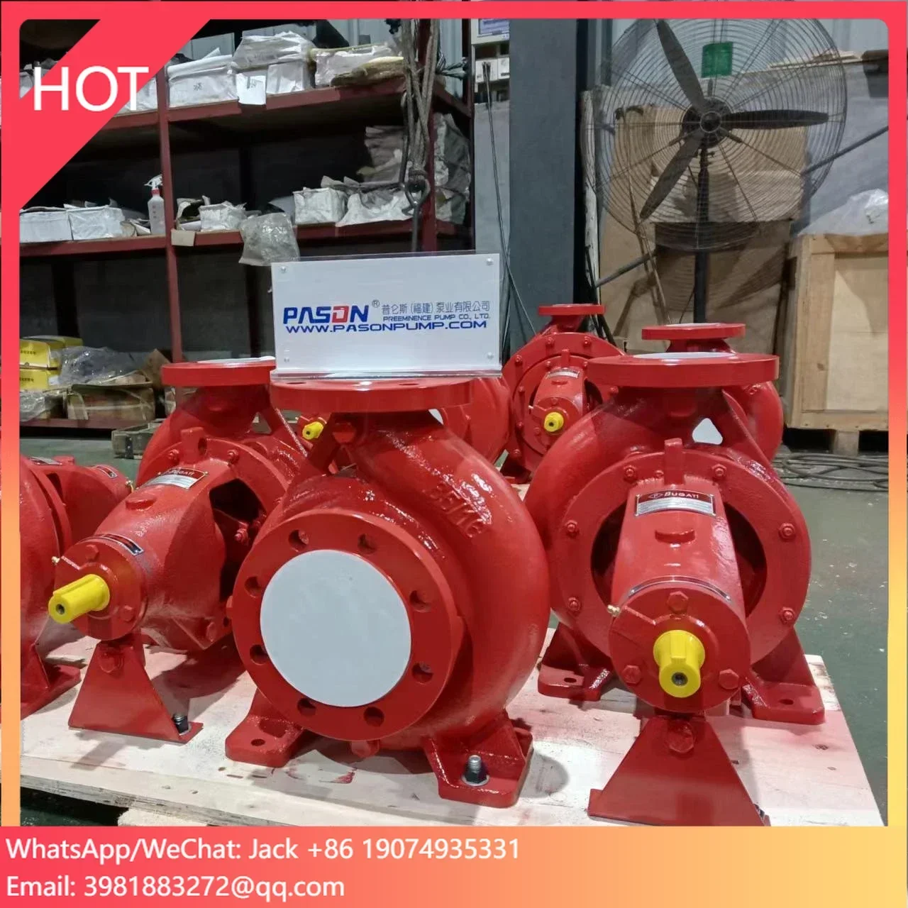 Best Price Fire Truck Water  Pump with Centrifugal End Suction Fire Pump Sets Firefighting Fire Pump
