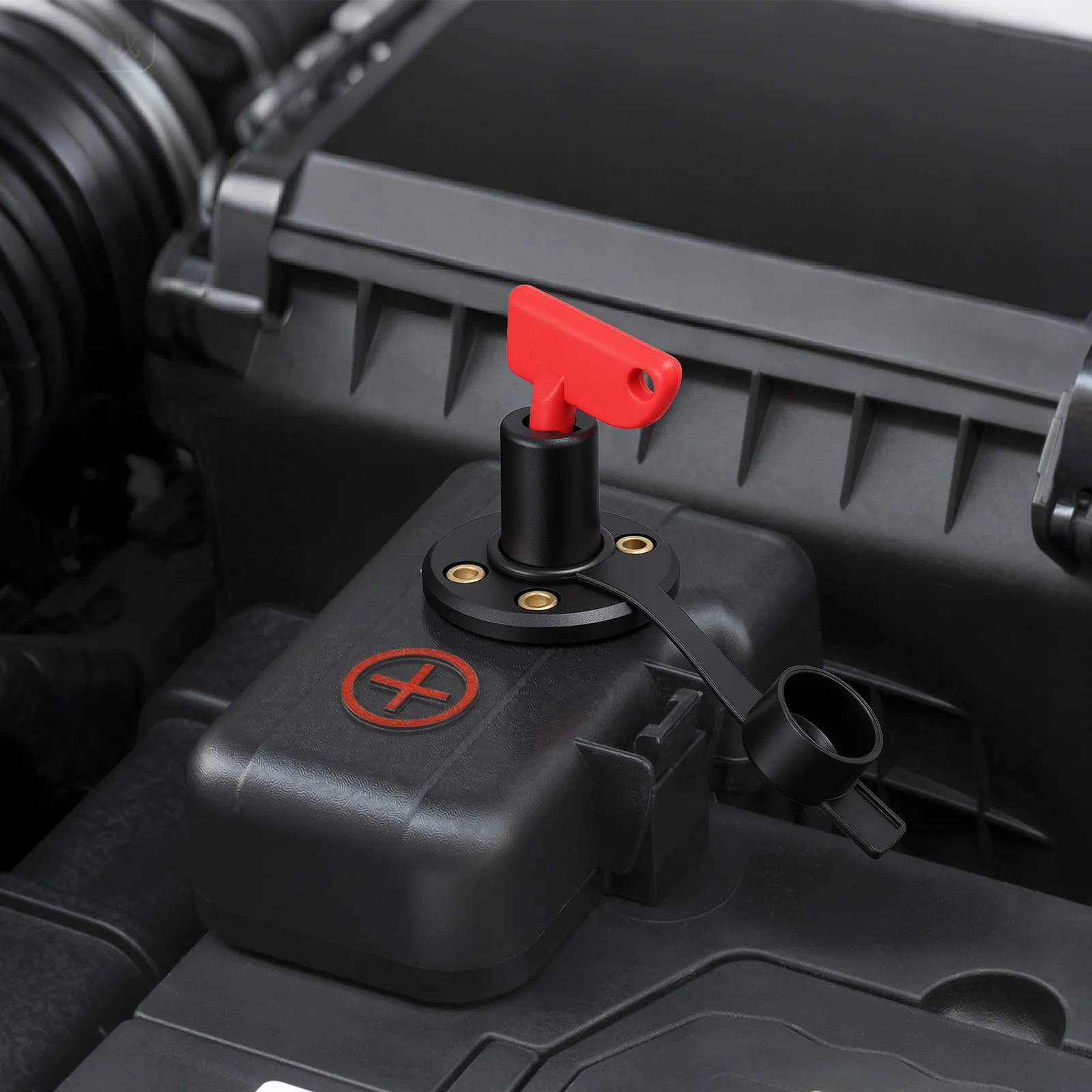300A 12V 24V Vehicle Cut Off Battery Main Kill Switch with Red 2Key Modify Isolator Disconnector for Truck Boat car Power Switch