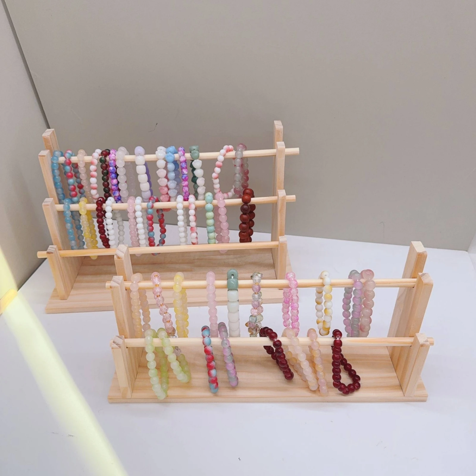 

Desktop Bracelet Organizer Easy to See Multi-Tier Jewelry Holder Tiered Jewelry Organizer Gift Idea Accessory Storage