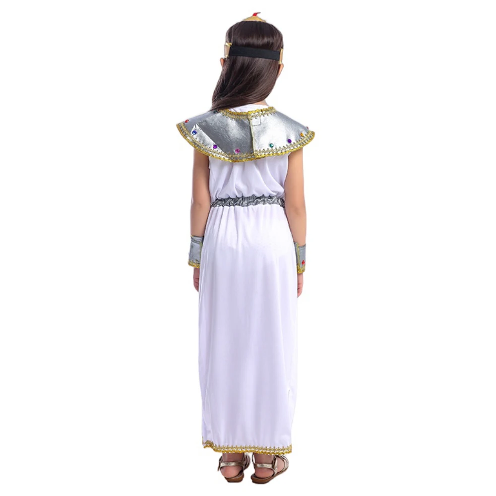 Girls Cleopatra Egyptian Queen Costume 4
