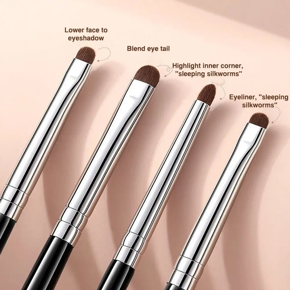 New Eye Makeup Brush Eye Detail Brush Small Tapered Brush for Highlighting Eyeshadow Plastic Handle Eye Makeup Accessories