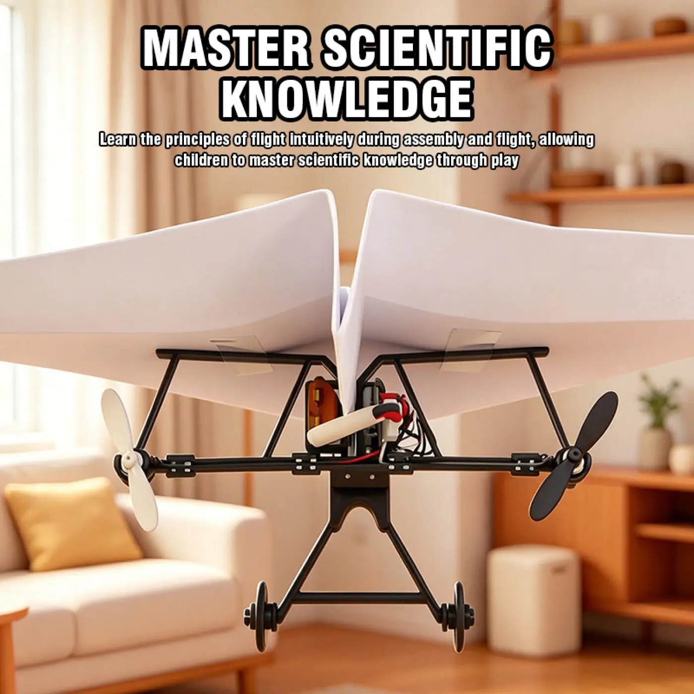 RC DIY Paper Airplane Electric Remote Control Foldable Long Range Stable Flight Lightweight aircraft Outdoor Kids Toys Gifts