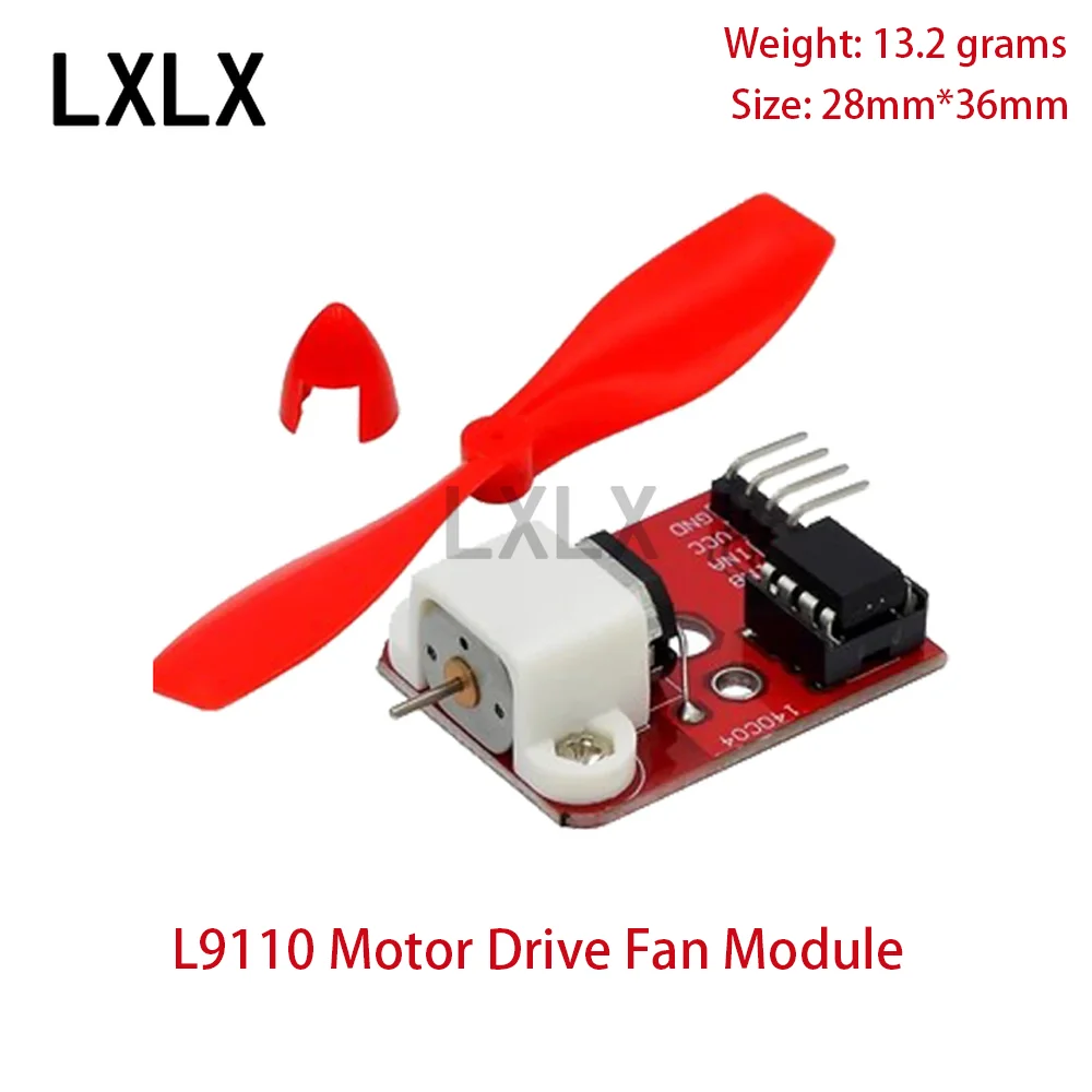 LXLX1 10pcs L9110 Motor Driver Fan Module Sensor Module Fire Fighting Robot Microcontroller Development Board