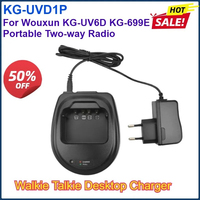 KG-UVD1P 100-240V for WOUXUN Walkie Talkie Desktop Charger with Ac Adapter for Wouxun KG-UV6D KG-699E Portable Two-way Radio
