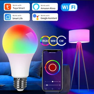 Tuya Smart WiFi Bola Lampu LED 220V 110V 10W 15W 20W E27 Alexa Lampu LED RGB Aplikasi Kehidupan Cerdas Google Asisten Kontrol Suara 6 penjualan terbaik amazon fire tv - №