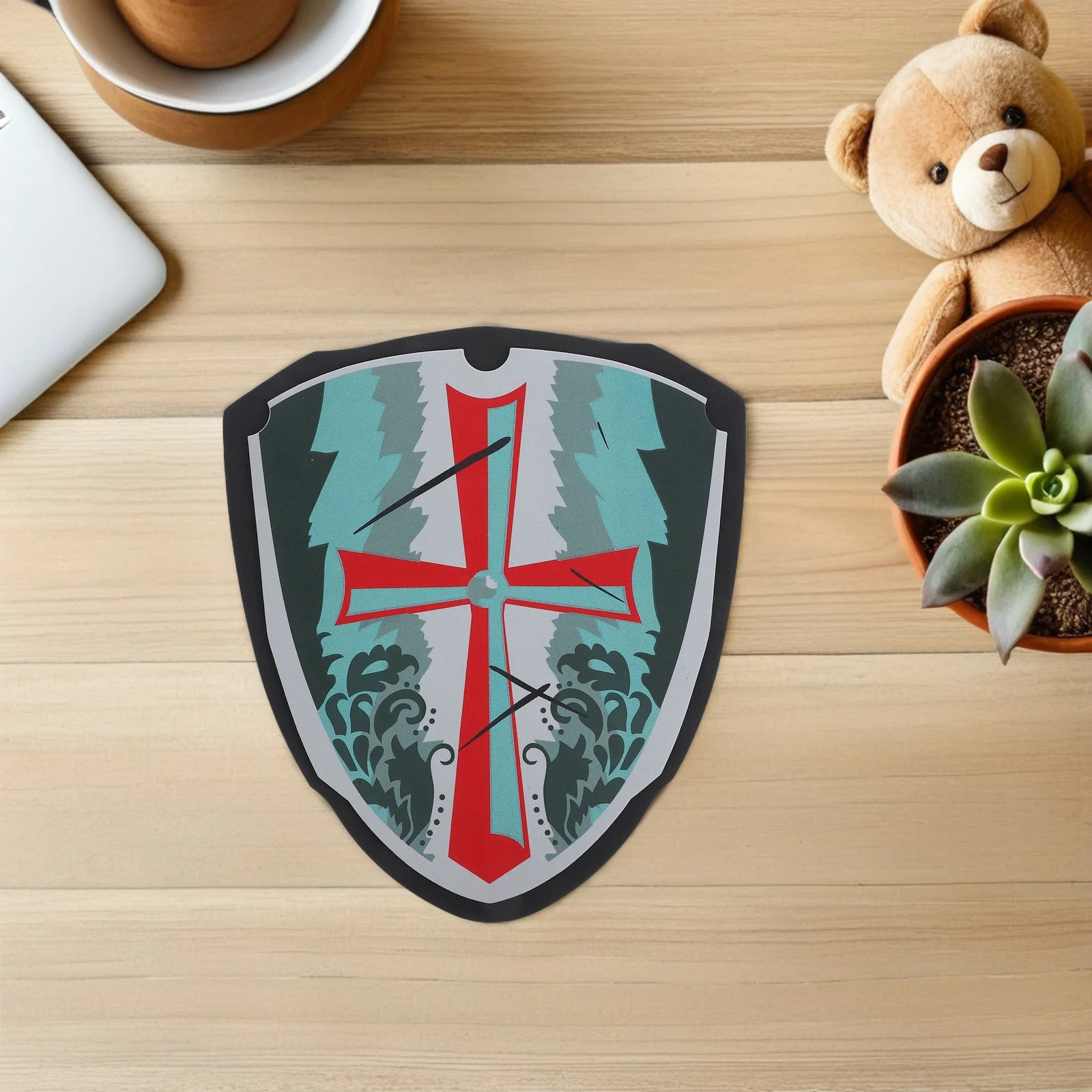 

2pcs 'S Shield Lightweight Eva Knight Cosplay Prop For Pretend Play Medieval Viking Role Play Accessories Party