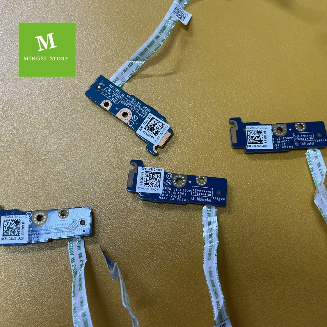 FOR DELL Precision 7530 POWER BUTTON BOARD W CABLE LS-F592P MWF2P 0MWF2P Y48T7 0Y48T7