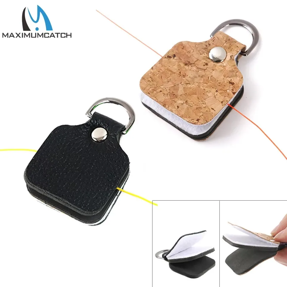 MAXCATCH Fly Fishing Leader Tool Line Straightener Cleaner Hard Plastic Fishing Accessory Tippet Leader Line Maintenance Gear