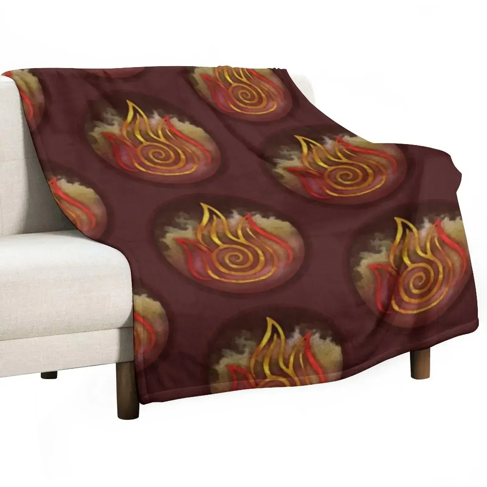 Scorching Determination of Flame Throw Blanket Travel Flannel Hair Furry For Sofa Thin bed plaid Blankets
