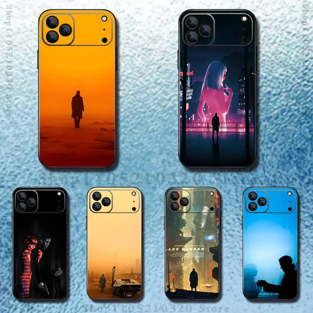 

B-Blade R-Runner 2049 Phone Case For iPhone 17,16,15,14,13,12,Pro,Max,Plus,E,SE4,Air,Mini Black Soft Box