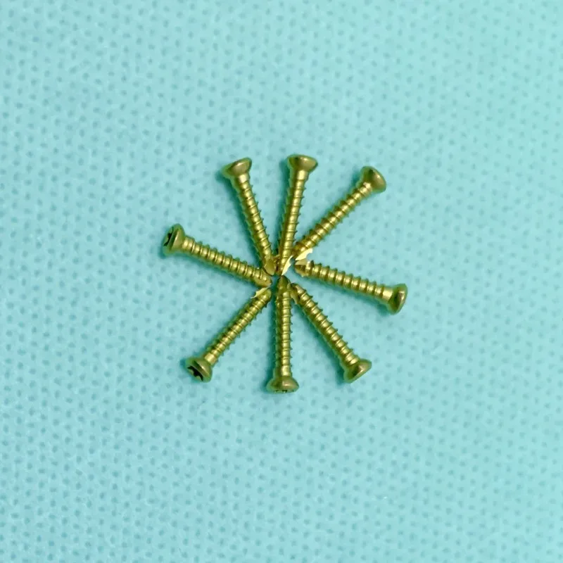 

Титановый саморез 2,4 мм, кортикальный винт, ветеринарные ортопедические имплантаты, хирургические материалы для домашних животных, медицинские кошки и собаки