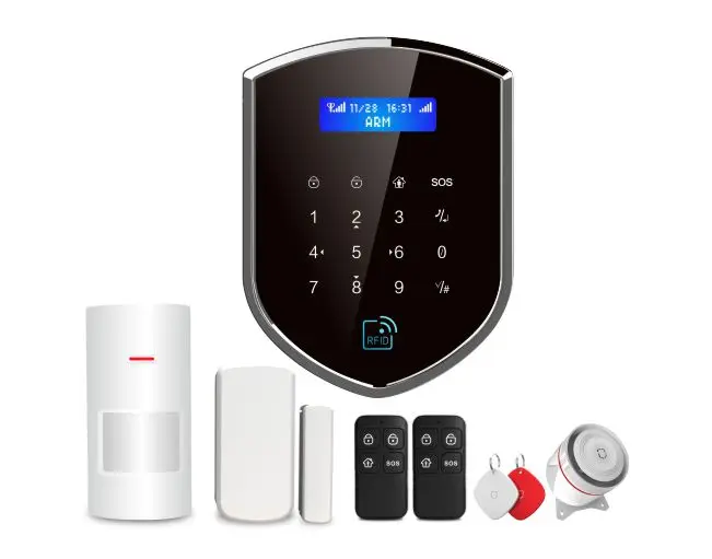 

Wireless Intruder Security GSM 3G Home Alarm System with APP control support multiple control devices and water leakage detector