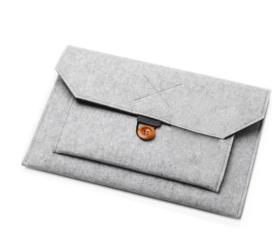 

Multifunctional Lightweight Felt Laptop Sleeve Protective Computer Bag Portable Tablet Case For 15-Inch Notebook Travel Outdoor