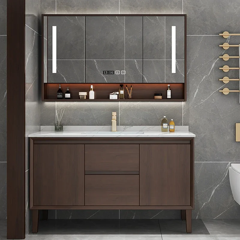 Column Bathroom Cabinet Wall Pharmacy Wooden Furniture Luxury Floor Washbasin Open Cabinets Mobile Bagno Toilet Wc Kitchen