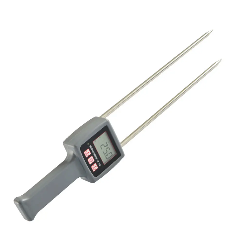 Digital Cotton Seed-cotton Moisture Meter Digital Tester Hygrometer Humidity Tool Professional 7-40% TK100C
