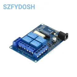 NRW 4CH 4 Channel 5V Relay Module Extension Board Shield V1.3 Compatible For Arduino Nano R3 Xbee 315