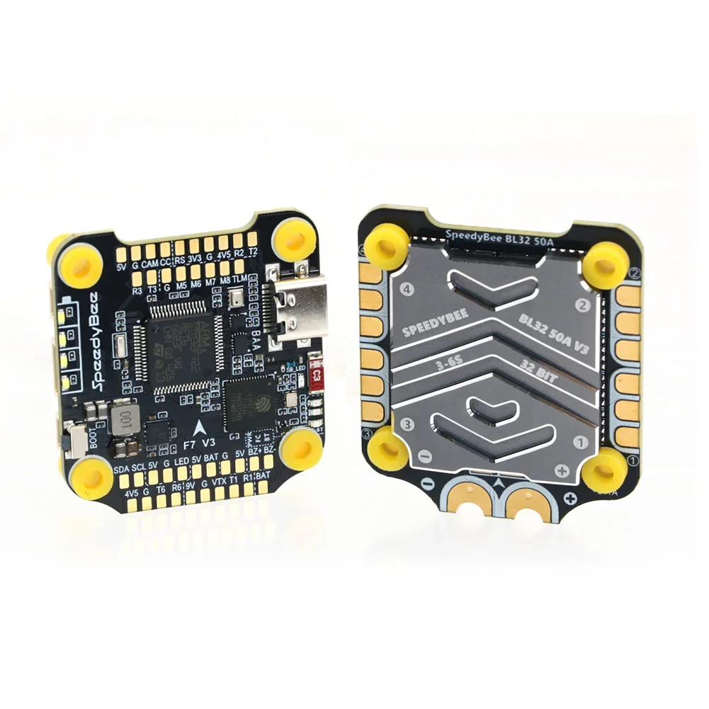 SpeedyBee F7 V3 50A Stack BL32 50A 4in1 ESC3~6S Lipo с анализатором Blackbox Подходит для FPV Freestyle Drone