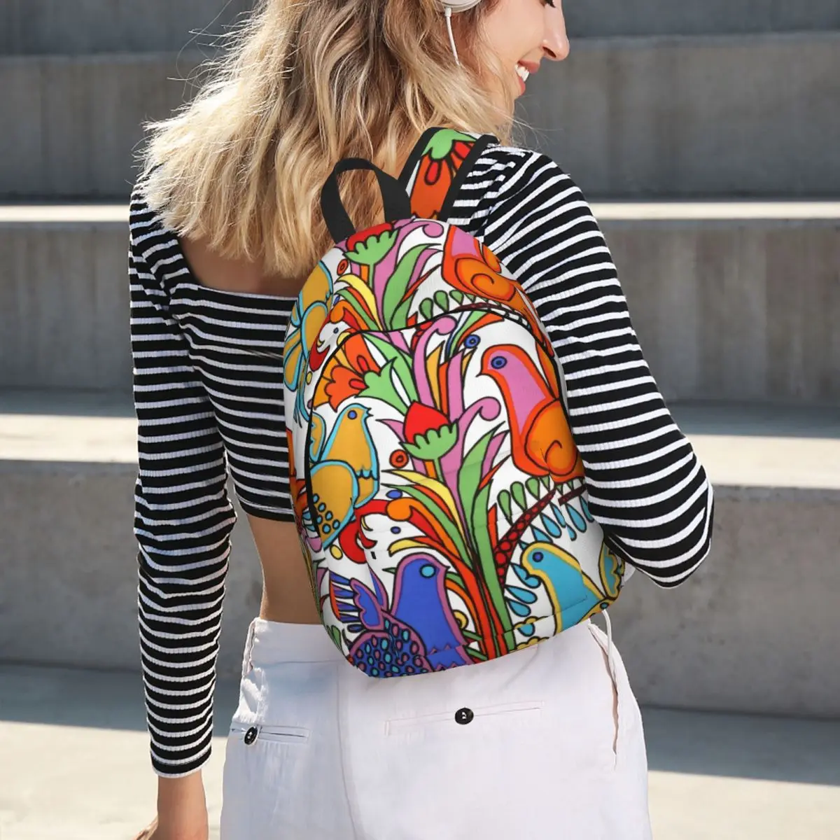 Villeroy And Boch Acapulco Mochila para estudiantes, mochila escolar, mochila de viaje para senderismo, mochila para niños y niñas, bolsos de hombro