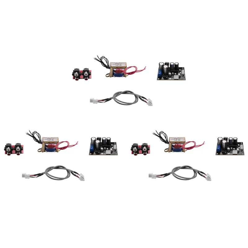 【Superdeals】 3X مشغل تسجيلات الفينيل المضخم مجلس مم MC فونو مكبر للصوت الحاكي رئيس التكبير Preamp المزدوج التيار المتناوب 12-16 فولت