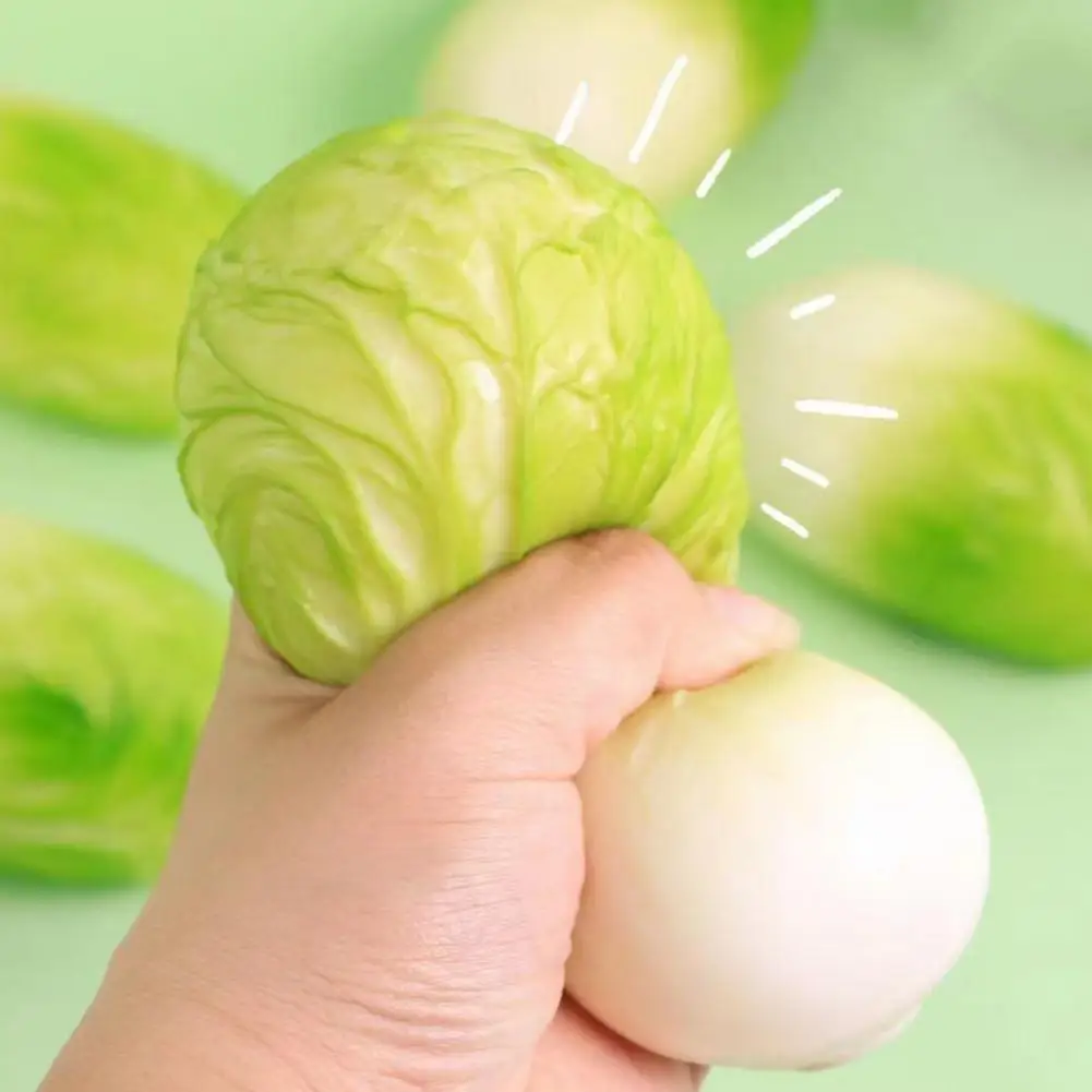 Artificial Pickled Cucumber Squishy Fidget Adult Slow Rebound Decompression Toy Carrots Bananas Soft Stress Relief Squeeze Toy